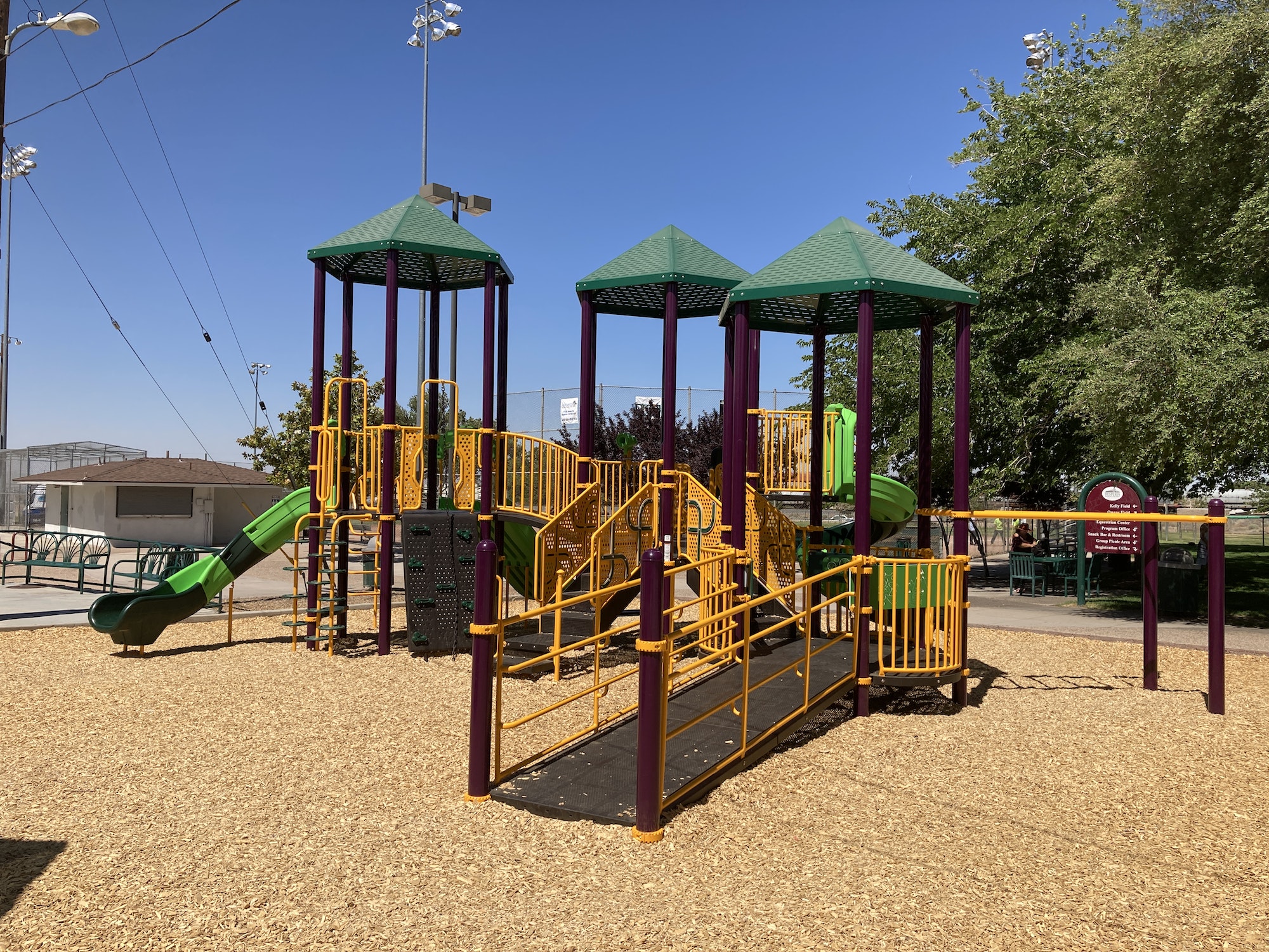 jungle gym Playground at Hesperia Park