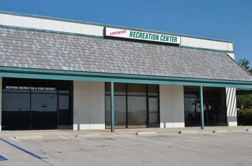 Outside of the Epicentre Recreation Center