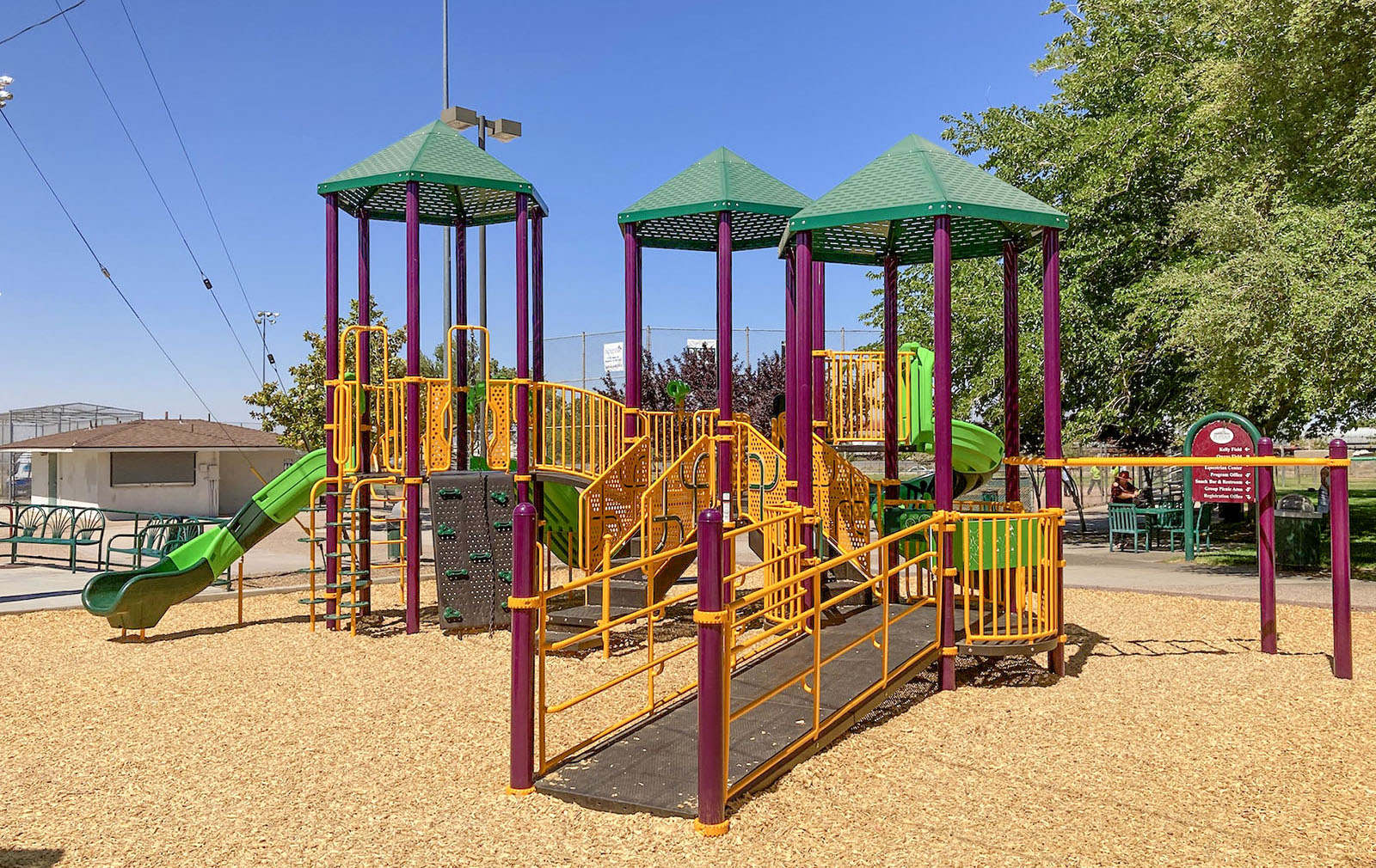 Jungle gym at Lime Street Park