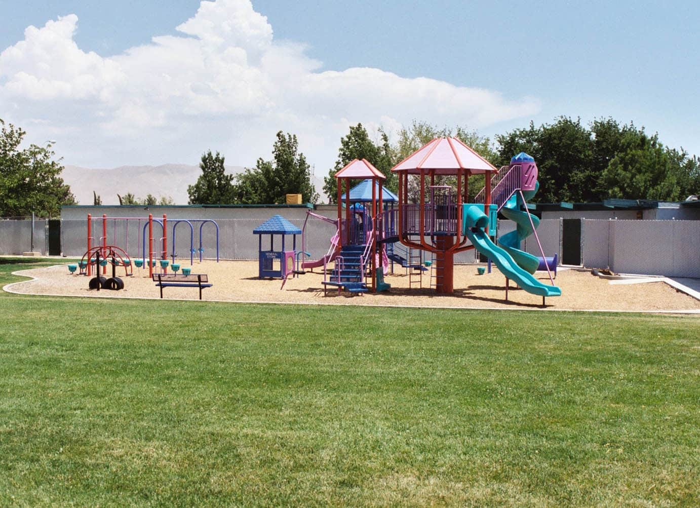 Jungle gym at Timberlane Park