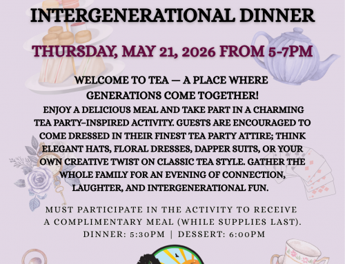 May Intergenerational Dinner