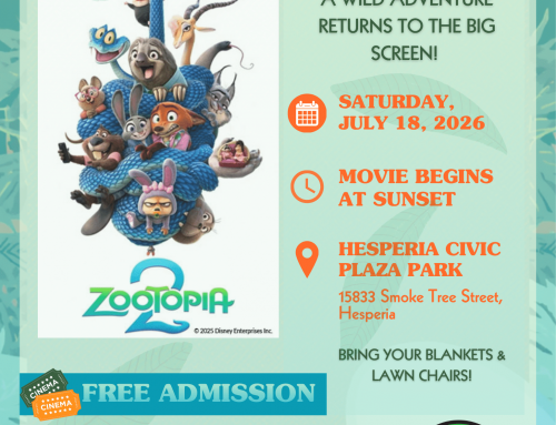 Next Up: Movies in the Park featuring Zootopia 2!