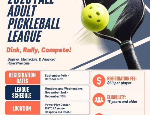 Registration for The 2026 Fall Adult Pickleball League is Opening Soon