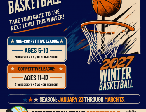 Winter Youth Basketball Registration Open on September 7th!