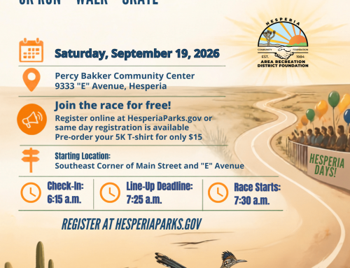 Hesperia Days 5K Run • Walk • Skate!