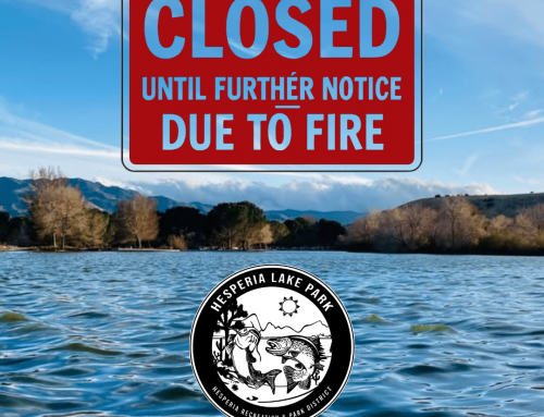 ATTENTION: Hesperia Lake Park and Fishing is closed for emergency services