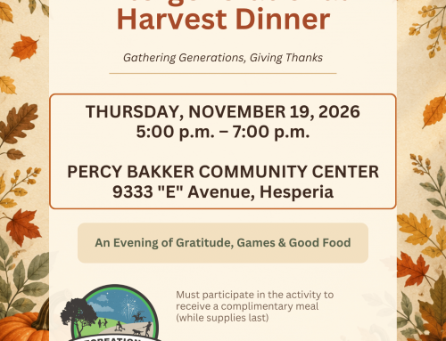 November Intergenerational Dinner