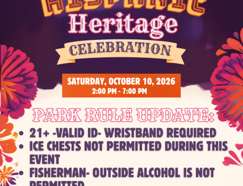 PARK RULE UPDATE FOR SATURDAY, OCTOBER 10th
